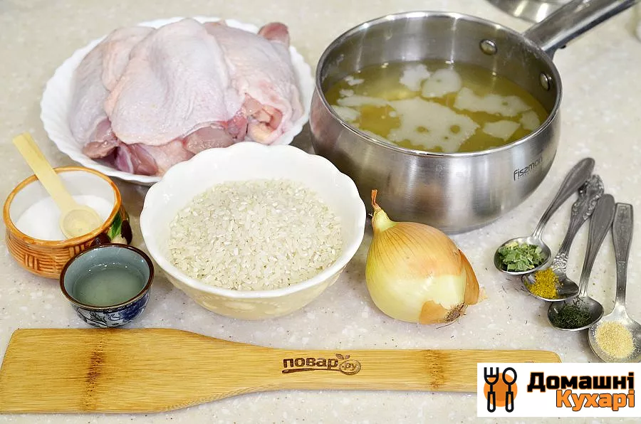 Курячі стегенця з рисом в духовці - фото крок 1