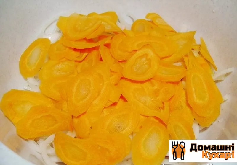 Куриные желудки по-корейски с морковью - фото крок 2