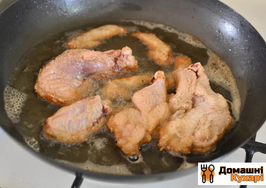 Курячі крильця на сковороді - фото крок 3