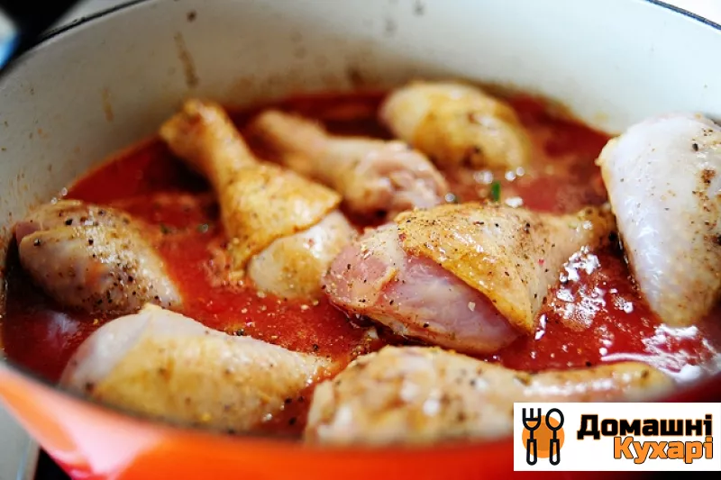 Курячі ніжки в томатному соусі в духовці - фото крок 8