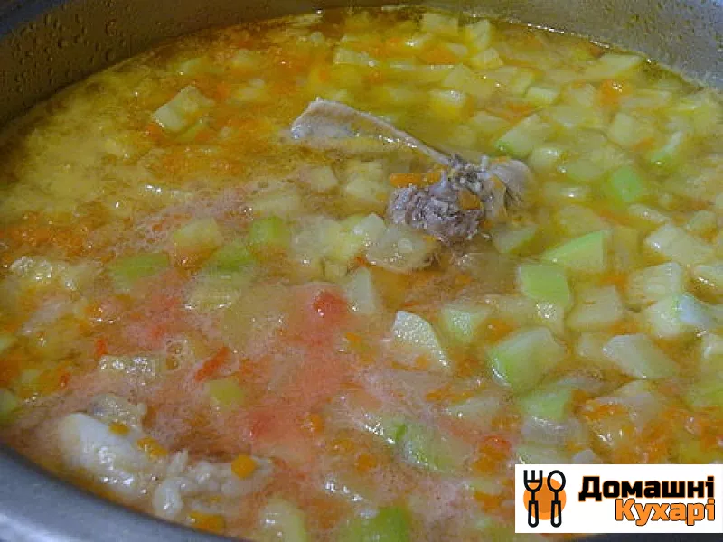 Курячий суп з кабачками - фото крок 3