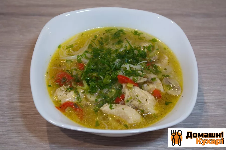 Курячий суп з локшиною в азіатському стилі - фото крок 8