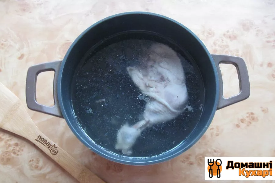 Курячий суп в казані - фото крок 3