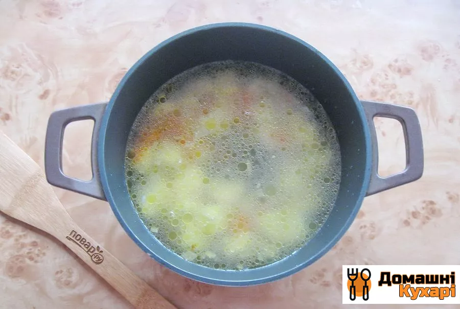 Курячий суп в казані - фото крок 7
