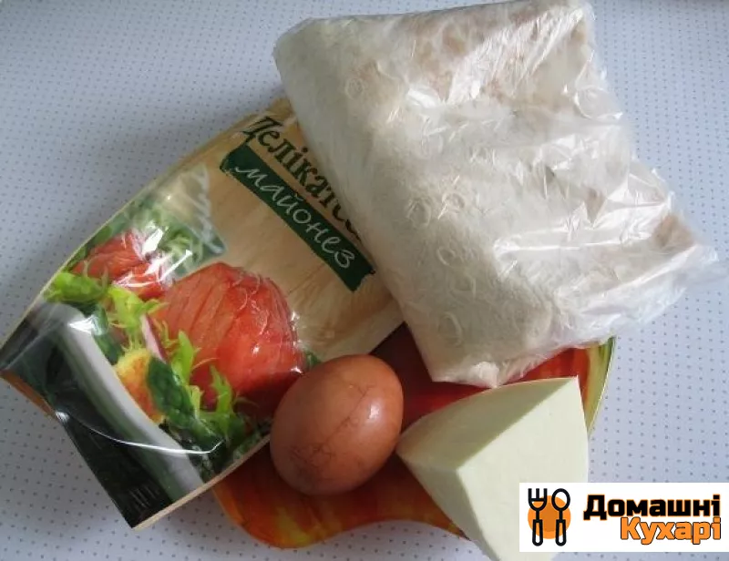 Лаваш з сиром, яйцем і зеленню - фото крок 1