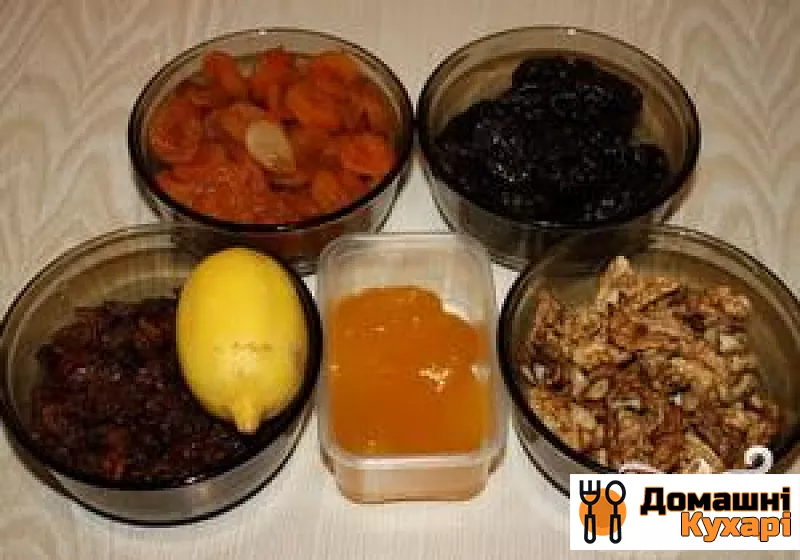 Лимон з медом і сухофруктами - фото крок 1