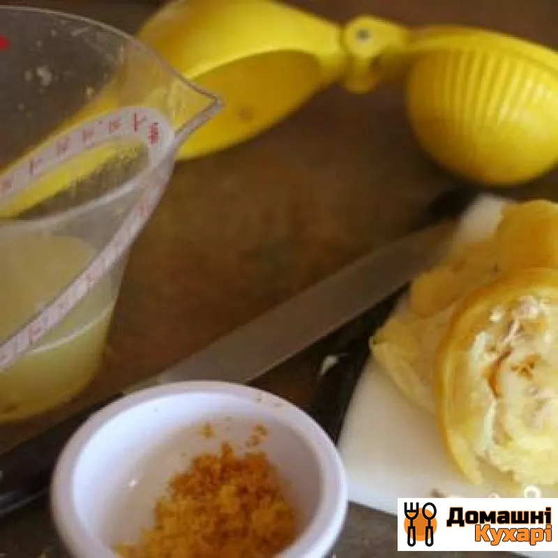 Лимонні тістечка з кедровим горіхом - фото крок 1